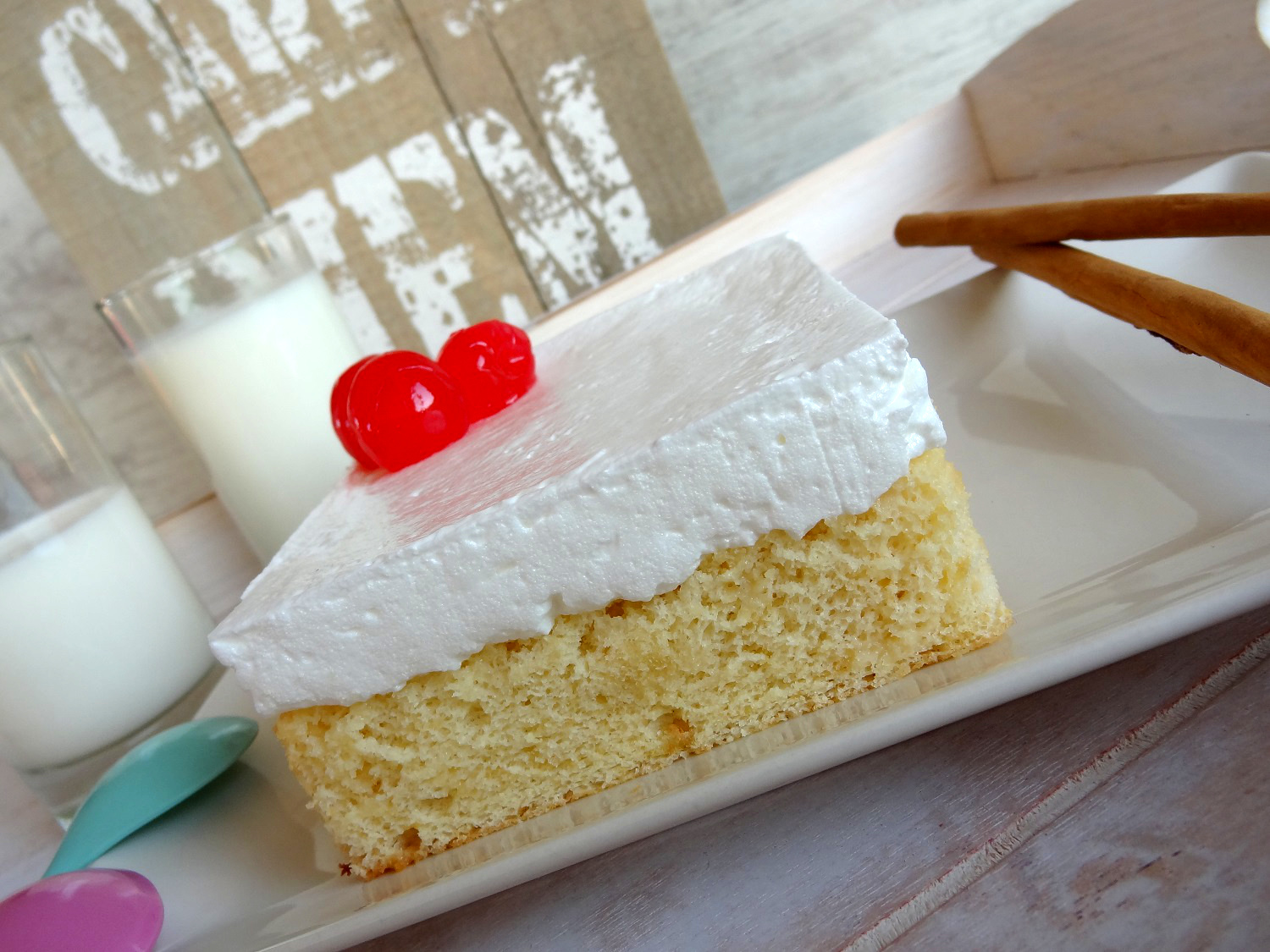 Foto de la receta de pastel de 3 leches