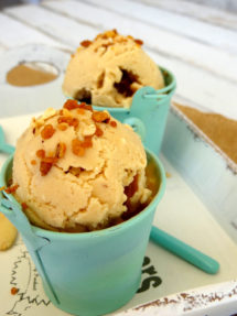 Foto de la receta de helado de turrón de Jijona