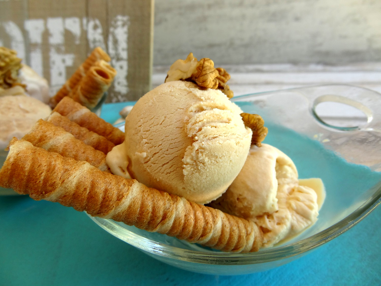 Foto de la receta de helado de dulce de leche casero