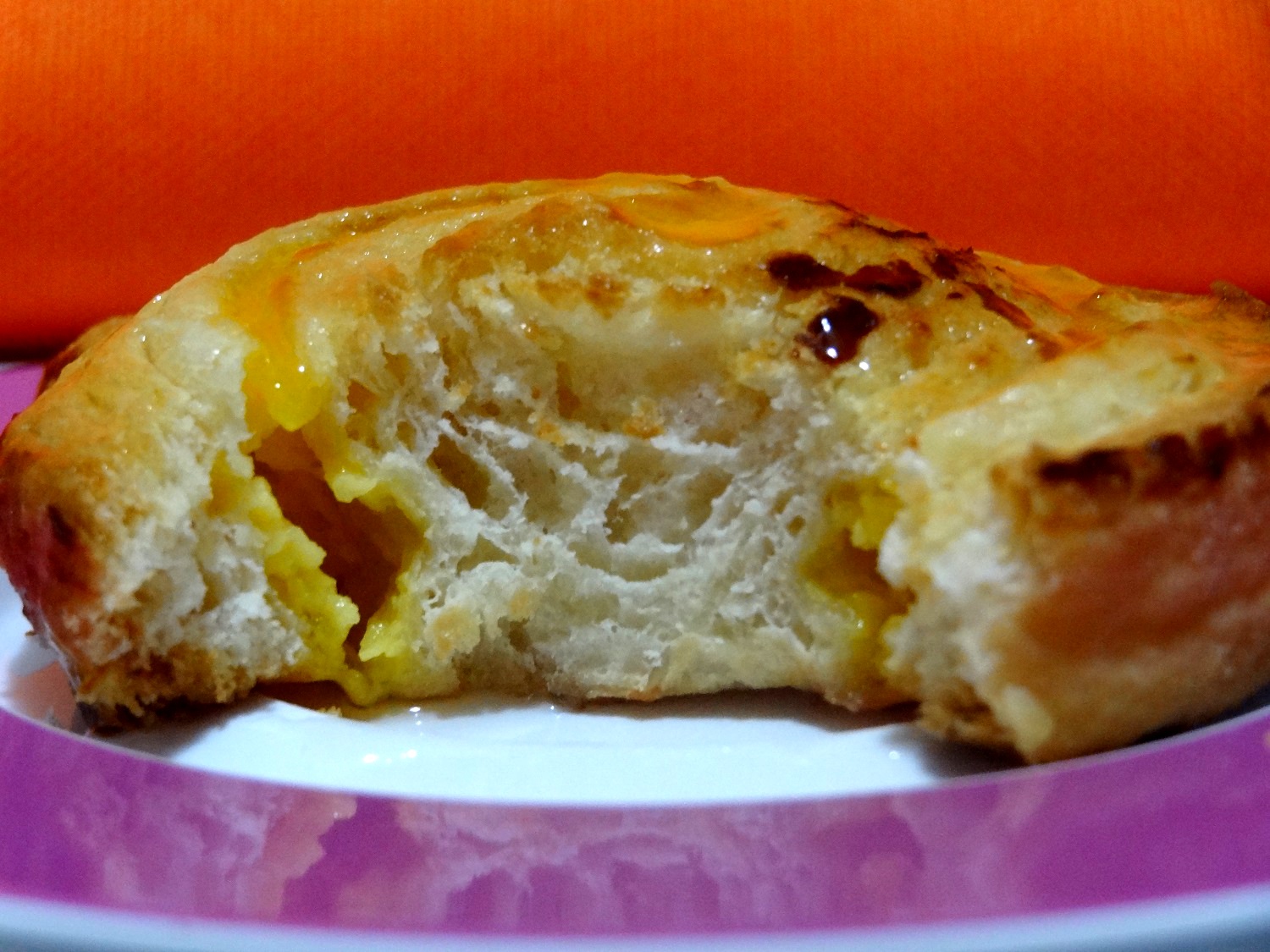 Foto de la receta de caracolas de crema pastelera