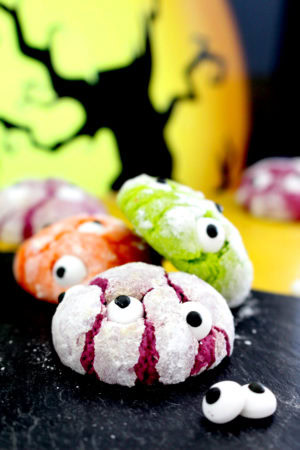 Foto de la receta de galletas monstruosas para Halloween