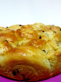 Foto de la receta de brioche con pepitas de chocolate