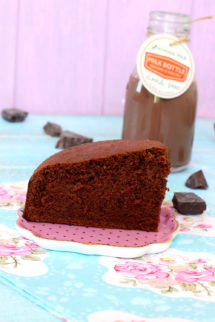 Foto de la receta de bizcocho de chocolate