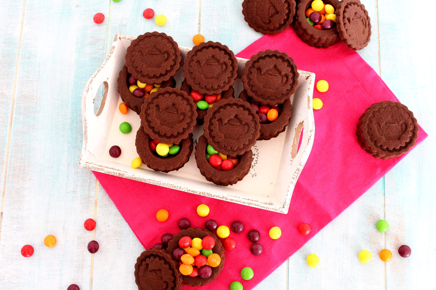 Foto de la receta de galletas de chocolate sorpresa