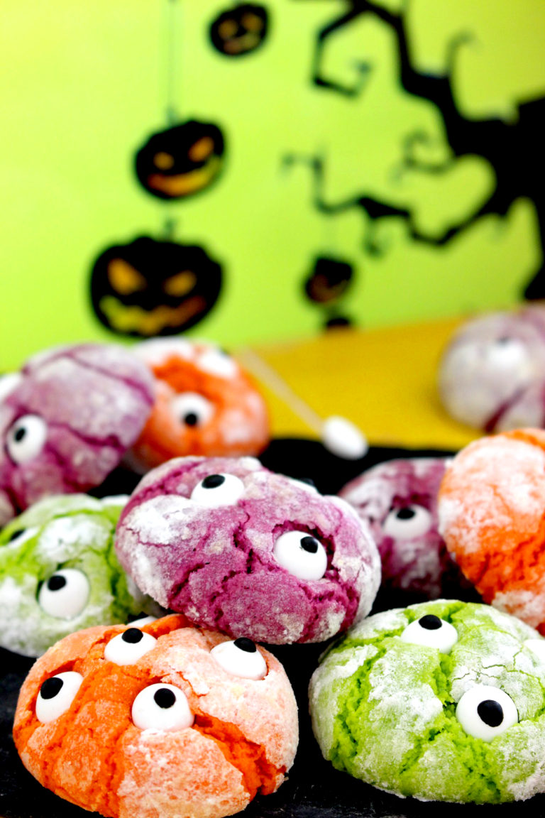Foto de la receta de galletas monstruosas para Halloween