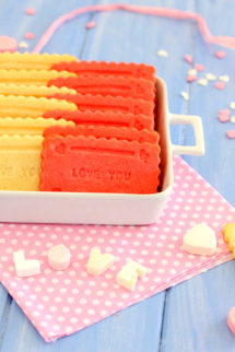 Foto de la receta de galletas de mantequilla para San Valentín