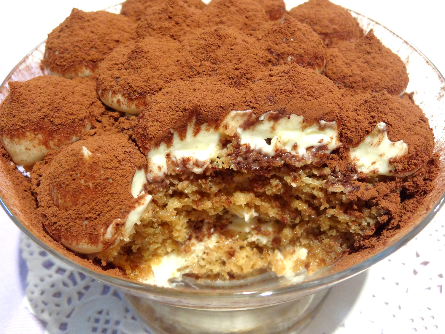 Foto de la receta de tiramisú sin huevo