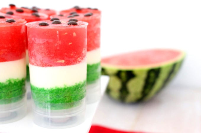 Foto de la receta de push up cake pops de sandía