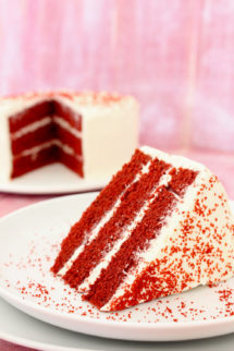 Foto de la receta de tarta red velvet layer cake