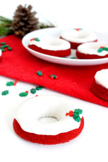 Foto de la receta de red velvet donuts