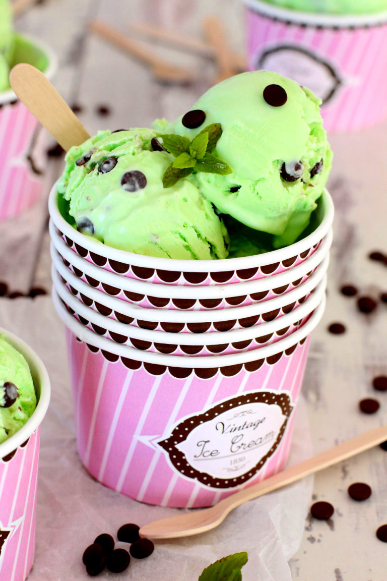 ?Cómo hacer HELADO de MENTA y CHOCOLATE artesanal