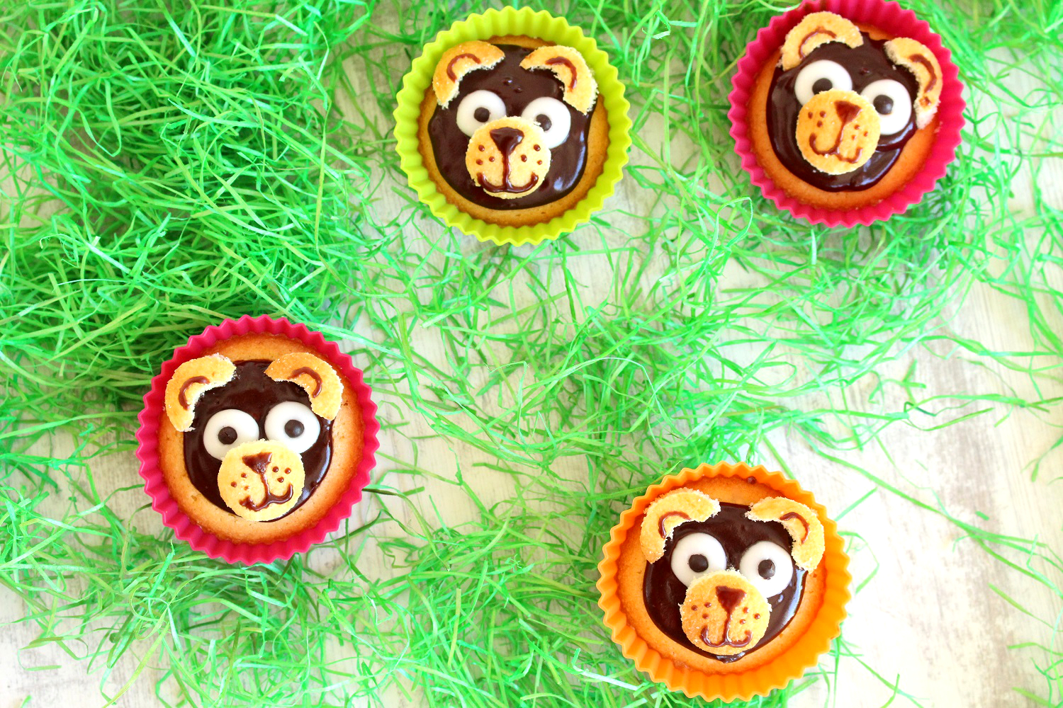 Foto de la receta de cupcakes infantiles de ositos