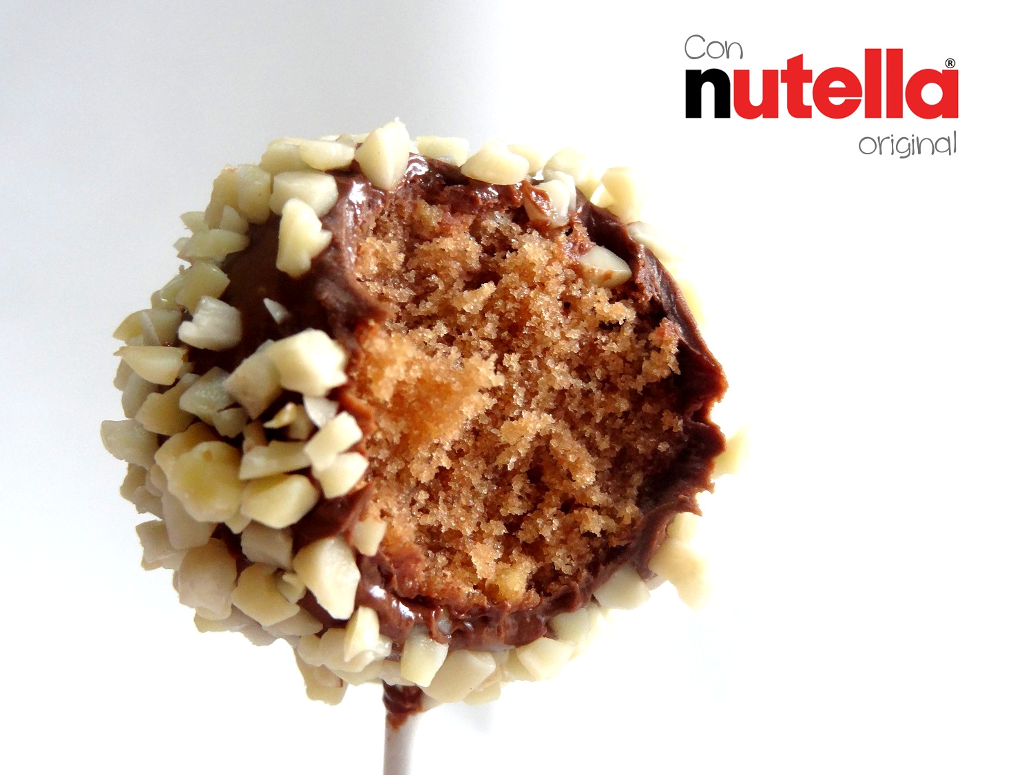 Foto de la receta de cake pops de Nutella