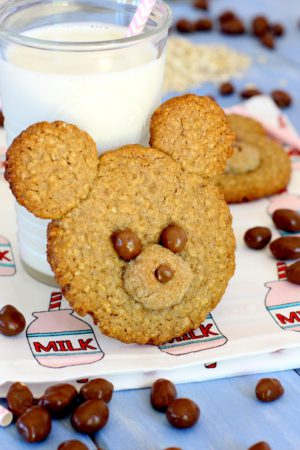 Foto de la receta de galletas de avena para niños en forma de osos