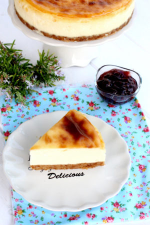 Foto de la receta de New York cheesecake casera
