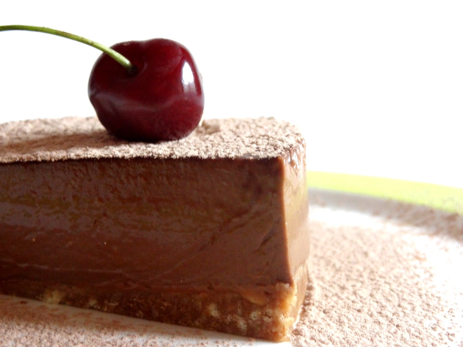 Foto de la receta de cheesecake de chocolate